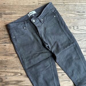 Paige Verdugo Ankle Skinny Jeans Women's Size 26 Mid Rise Smoke Grey Denim EUC